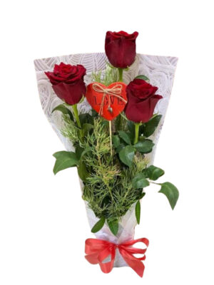 Classic Red Rose Hand Bouquet