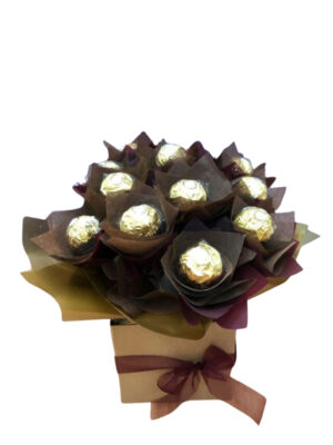 Golden Delight Chocolate Bouquet