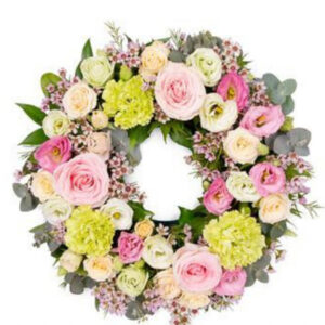 Pastel Garden Wreath