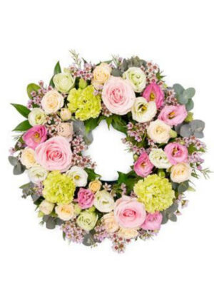 Pastel Garden Wreath