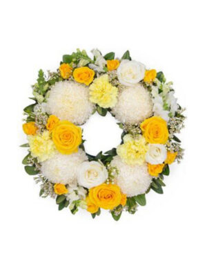 Golden Tribute Wreath