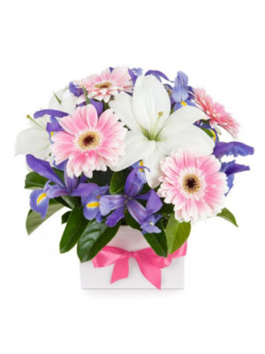 Classic White Lily Arrangement