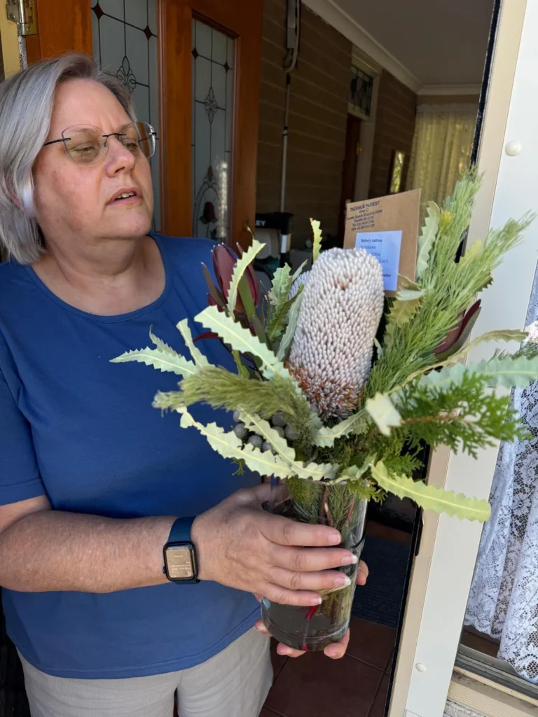 Ms Rose florist delivering native Australian flowers to Perth home